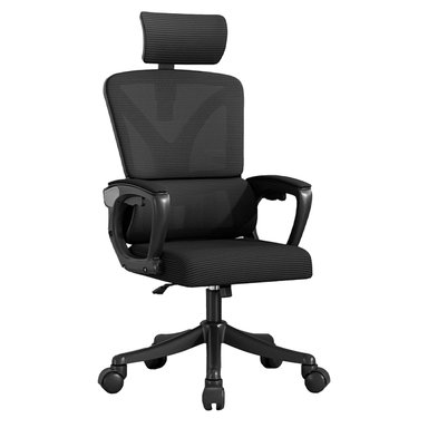 SILLA GIRATORIA HAVEN C258 PARA ESCRITORIO Y OFICINA NEGRO