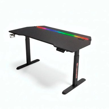 ESCRITORIO GAMER ELÉCTRICO ELEVABLE HAVEN Y-111 TABLERO MDF 160 × 75 CM RGB