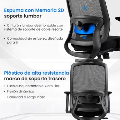 SILLA DE OFICINA EJECUTIVA HAVEN LUX ERGONOMICA - 5