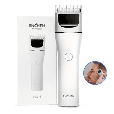 CORTADORA DE CABELLO ELECTRICA ENCHEN BOOST 2 BLANCO - 1