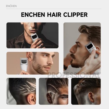 CORTADORA DE CABELLO ELECTRICA ENCHEN BOOST 2 BLANCO - 4