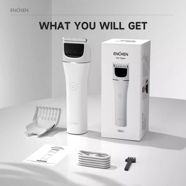 CORTADORA DE CABELLO ELECTRICA ENCHEN BOOST 2 BLANCO - 6
