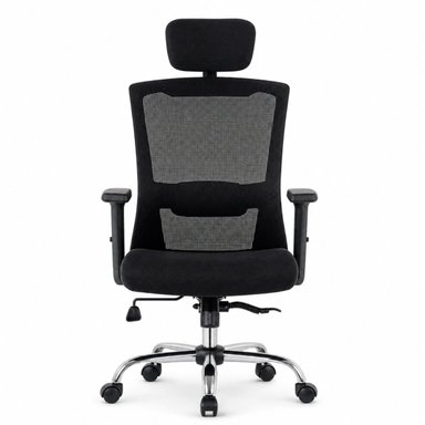 SILLA DE OFICINA ERGONOMICA HAVEN N49 BASE DE ACERO Y SOPORTE LUMBAR - 1