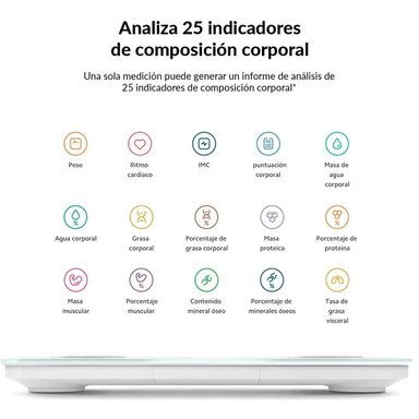 BALANZA XIAOMI BODY COMPOSITION SCALE S400 - 4