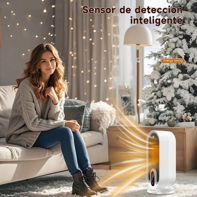 CALEFACTOR ELECTRICO BOMIDI H6 CON TEMPORIZADOR Y REGULABLE COLOR BLANCO - 4