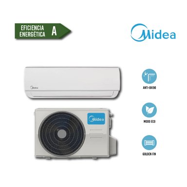 AIRE ACONDICIONADO SPLIT MIDEA 12000 BTU INVERTER CON 3 AÑOS GARANTÍA MSAG11B-11CRFN1-MT0W
