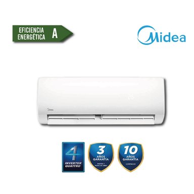 AIRE ACONDICIONADO SPLIT MIDEA 24000 BT INVERTER U CON 3 AÑOS GARANTÍA MSAG11D-22CRFN1-MT0W