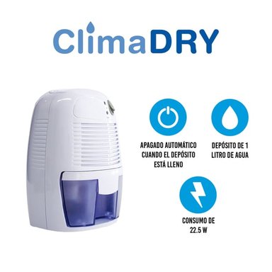 DESHUMEDECEDOR ELÉCTRICO 500ML AIRE ELIMINA HUMEDAD - 2