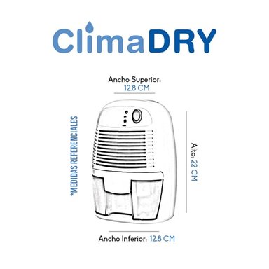 DESHUMEDECEDOR ELÉCTRICO 500ML AIRE ELIMINA HUMEDAD - 4