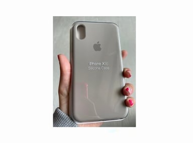 CASE APPLE IPHONE 15 SILICONA PRO MAX GRIS - 1