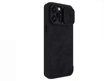 CASE NILLKIN QIN PRO LEATHER PARA IPHONE 15 PRO NEGRO - 2