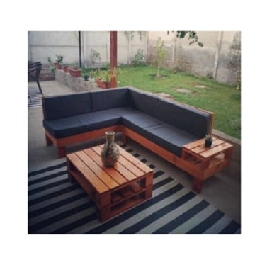 SECCIONAL DMUEBLES AMERICANO MESA CENTRO