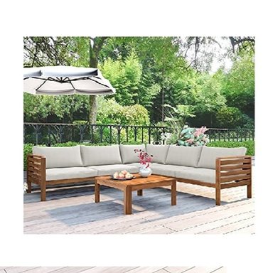 SECCIONAL DMUEBLES MICROFIBRA JONAS MESA CENTRO