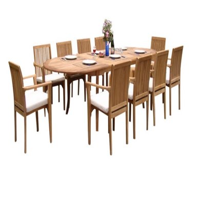 COMEDOR DMUEBLES ALEXA 12 SILLONES BLANCO