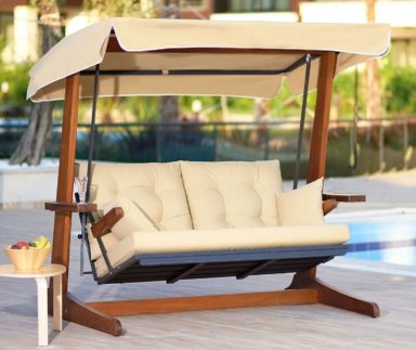 COLUMPIO DMUEBLES MICROFIBRA JARDIN + TOLDO KIM