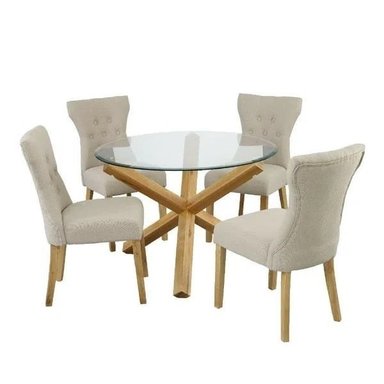 DM JUEGO DE COMEDOR 4 SILLAS RENE