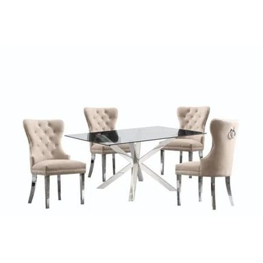 DM JUEGO DE COMEDOR 4 SILLAS CAMILLE