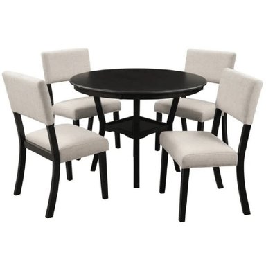 DM JUEGO DE COMEDOR 4 SILLAS ZAID
