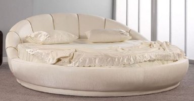 DORMITORIO DMUEBLES GALILEO CAMA REDONDA