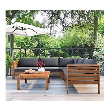 SECCIONAL DMUEBLES MICROFIBRA MOLLACA MESA CENTRO