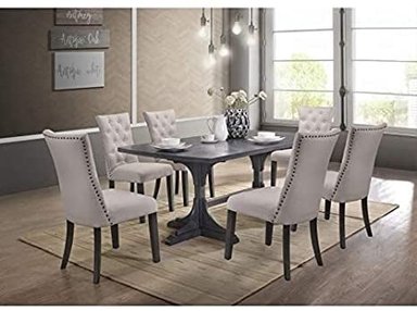 JUEGO COMEDOR DMUEBLES 6 SILLAS NOGAL SUNRISE