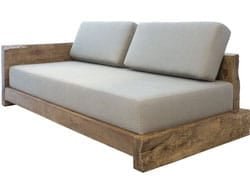 DM SOFÁ DE MADERA MACIZA REX