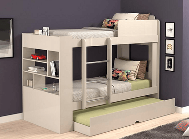 CAMAROTE DMUEBLES TRIPLE OPORTO 1.5 PLAZAS BLANCO - 1
