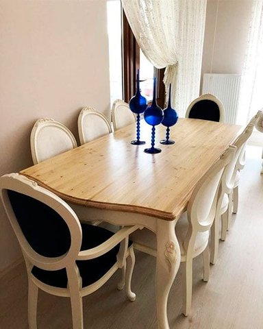 COMEDOR MOBILIARI FIVE BLANCO DM MEDALLÓN