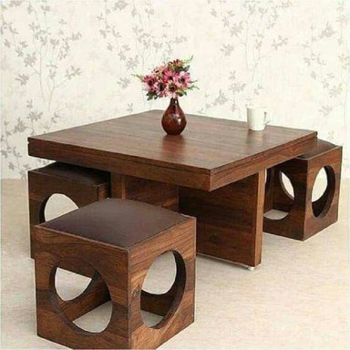 MESA DE CENTRO DMUEBLES GALACTICA DM 5 PIEZAS