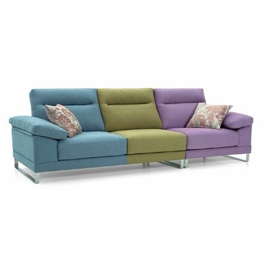 SOFA DMUEBLES SANNDY 3 CUERPOS MULTICOLOR