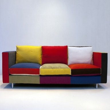 SOFA DMUEBLES FANNY 3 CUERPOS MULTICOLOR