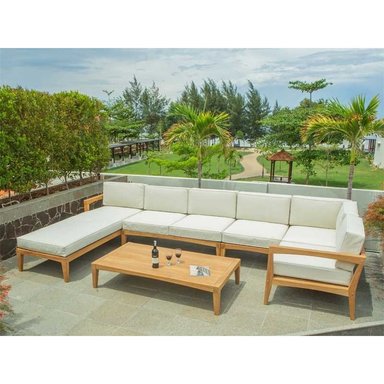 SET SECCIONAL DMUEBLES KIMBERLY NEGRO + MESA CENTRO