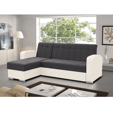 SECCIONAL IZQUIERDO DMUEBLES ASTRID 5 CUERPOS GRIS