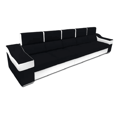 SOFA DMUEBLES SIMBA 5 ASIENTOS NEGRO