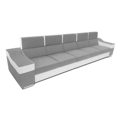 SOFA DMUEBLES SIMBA 5 ASIENTOS GRIS