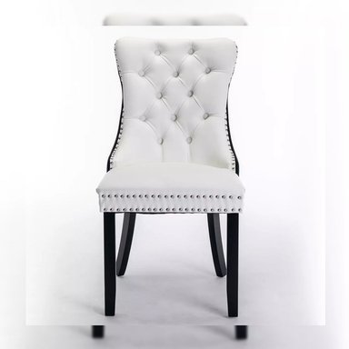 COMEDOR DMUEBLES 4 SILLAS BLANCO ITALY NEGRO - 2
