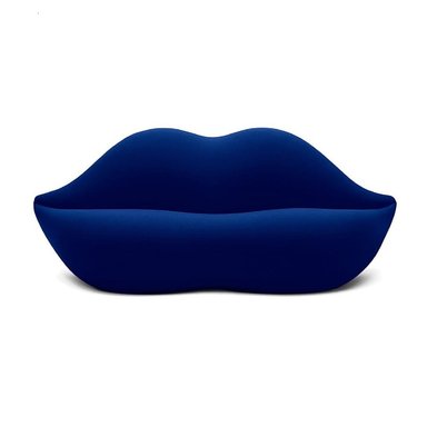 DM SOFA KISS 3 ASIENTOS TELA - AZUL