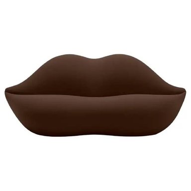 DM SOFA KISS 3 ASIENTOS TELA - CHOCOLATE