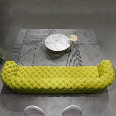 DM SOFÁ CHESTERFIELD DELUXE - VERDE MANZANA