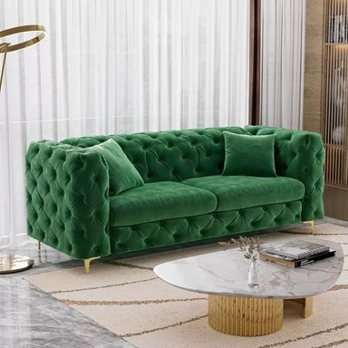 DM SOFÁ CHESTERFIELD DELUXE - VERDE