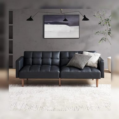 DM SOFÁ CAMA TIME - NEGRO