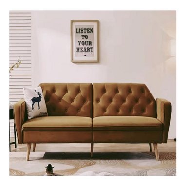 DM SOFÁ CAMA TORY - MARRÓN