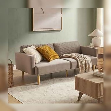 DM SOFÁ CAMA TALE - MARRÓN CLARO