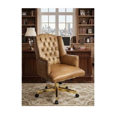 SILLA GERENCIA GIRATORIA OUTLET CYBER MOBILIAR CHESTERFIELD MIEL