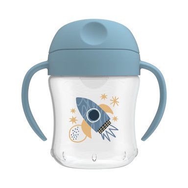 VASO DR. BROWN'S DE TRANSICIÓN CON BOQUILLA SUAVE TC61004 AZUL 180 ML Ó 6 ONZAS