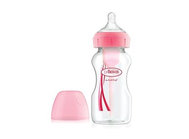 BIBERÓN DR. BROWN'S OPTIONS+ BOCA ANCHA POLIPROPILENO WB91601 9 OZ