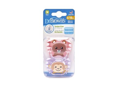 SET CHUPONES DR. BROWN'S PREVENT OSO Y MONO PV22014 6M A 12 MESES SETX2 UNIDS NIÑO - 2