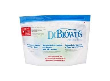 BOLSA DR. BROWN'S 960_DB 5 UNIDADES ESTERILIZADORAS VAPOR MICROONDAS