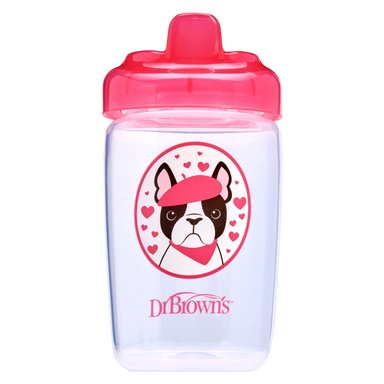 VASO DR. BROWN'S DE TRANSICIÓN TC21012 PERRO ROSADO 12 OZ