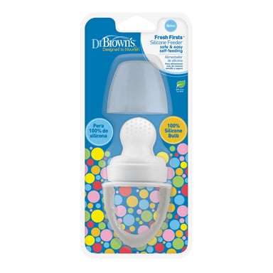 ALIMENTADOR DR. BROWN'S FRESH FIRSTS TF007 BLANCO DE SILICONA - 2